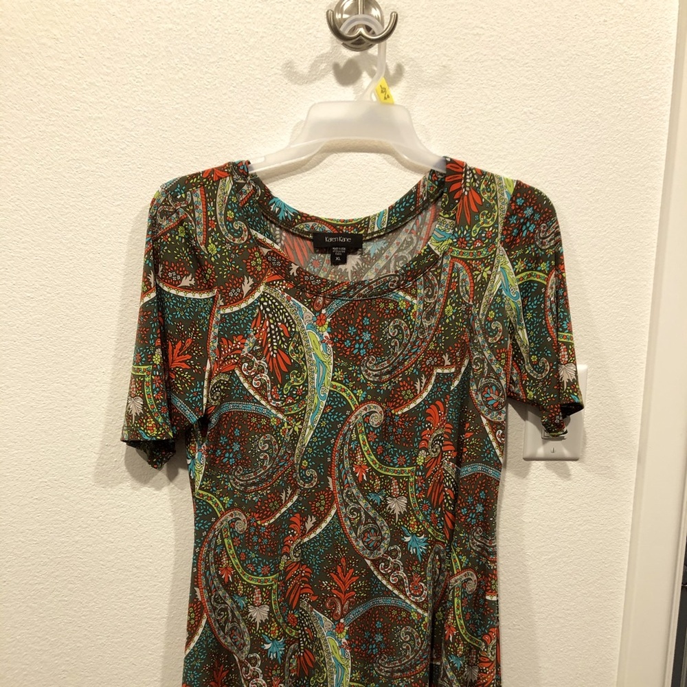 Karen Kane paisley print dress